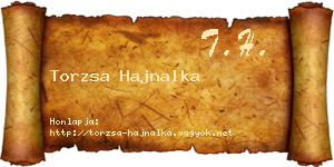 Torzsa Hajnalka névjegykártya